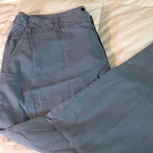 NWT Gray linen/cotton pants - sz 36/30